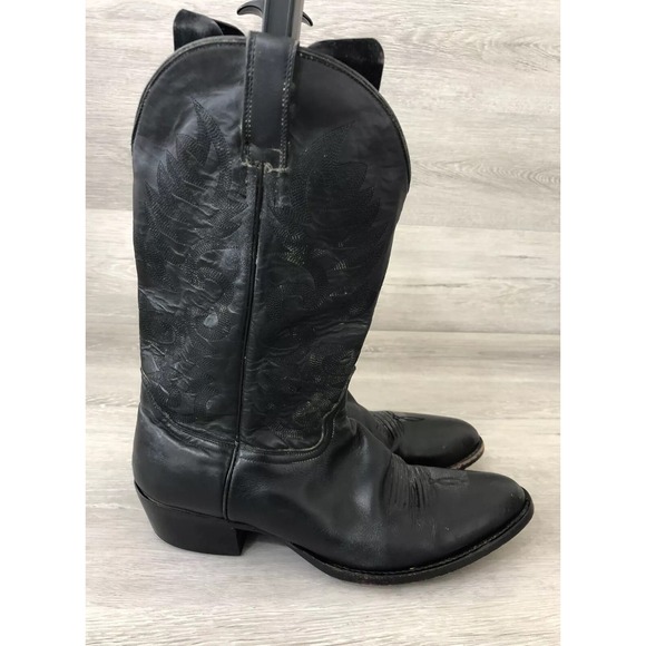 Cody James BBMOOS Mens Western Boot Black Leather 12 Cowboy USA Boots